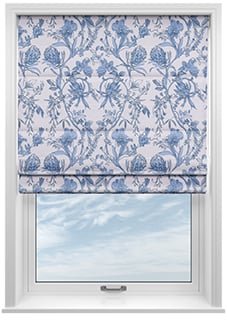 Linley, Larkspur - Twist&Fit Roman Blind
